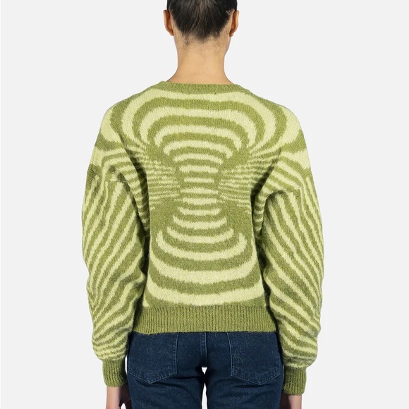 Paloma Wool Matrix Sweater in Medium Green - Picture 6 of 6